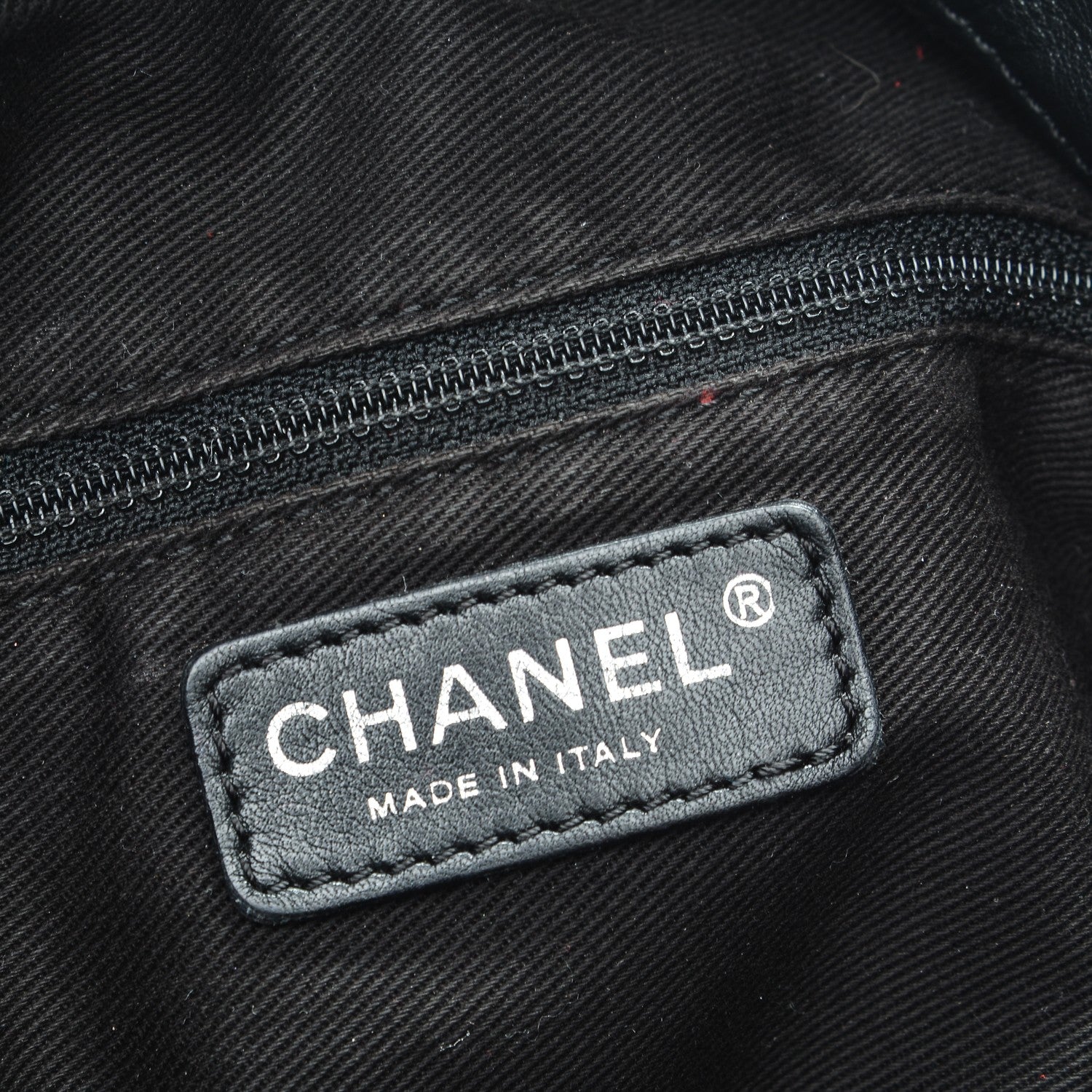 Chanel Lambskin Expandable Tote Black 6 of 8