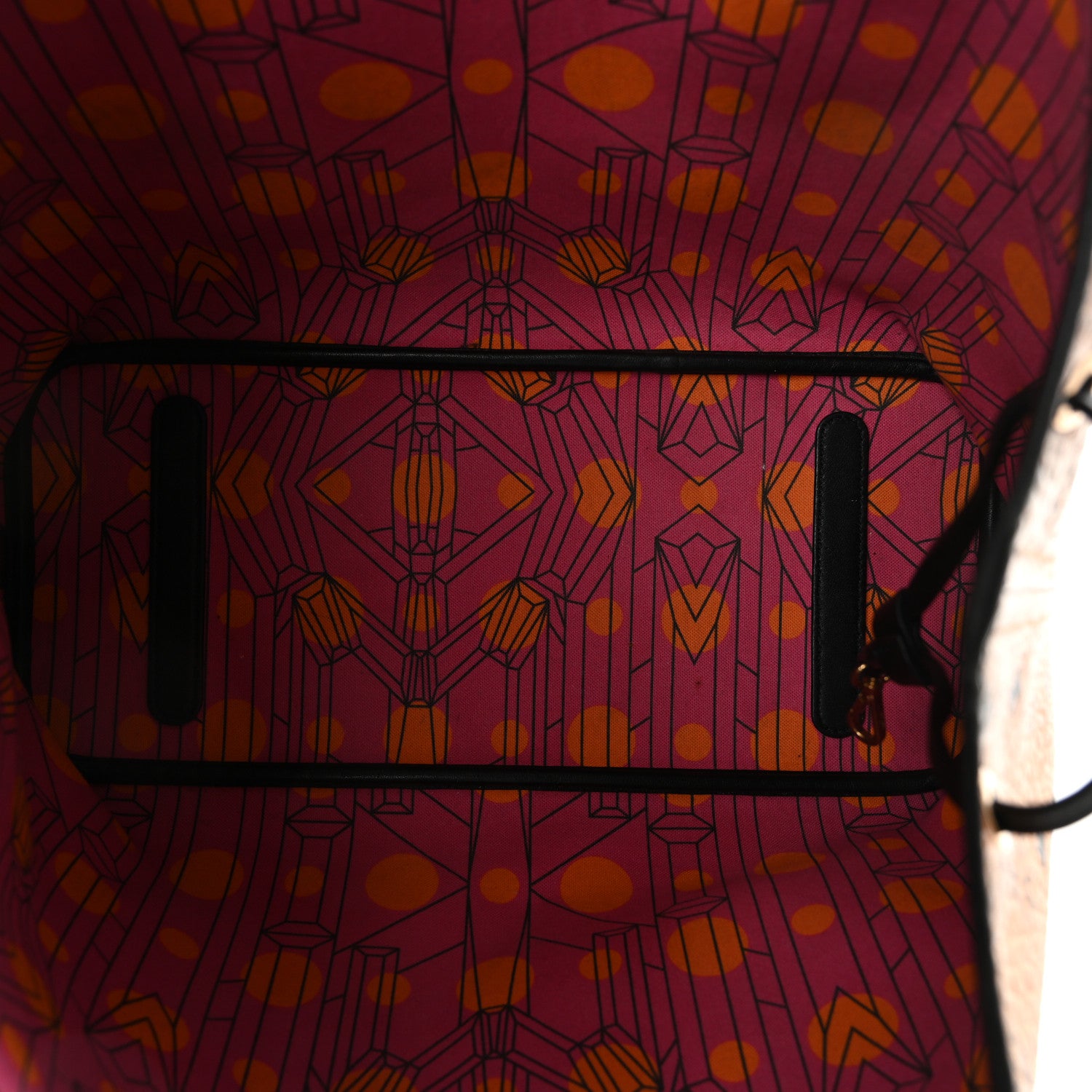 MCM Visetos Medium Project Reversible Shopper Tote Cognac 6 of 10