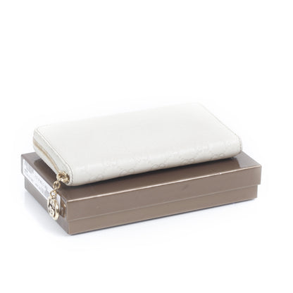 Gucci Guccissima GG Pierce Zip Around Wallet White 7 of 8