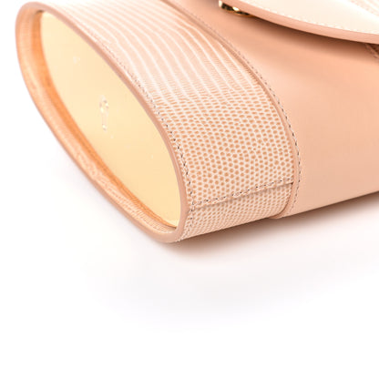 Chloe Calfskin Lizard Embossed Small Aby Lock Delicate Pink 8 of 9