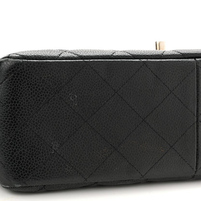 Chanel Caviar Quilted Jumbo Single Flap Black 11 of 13