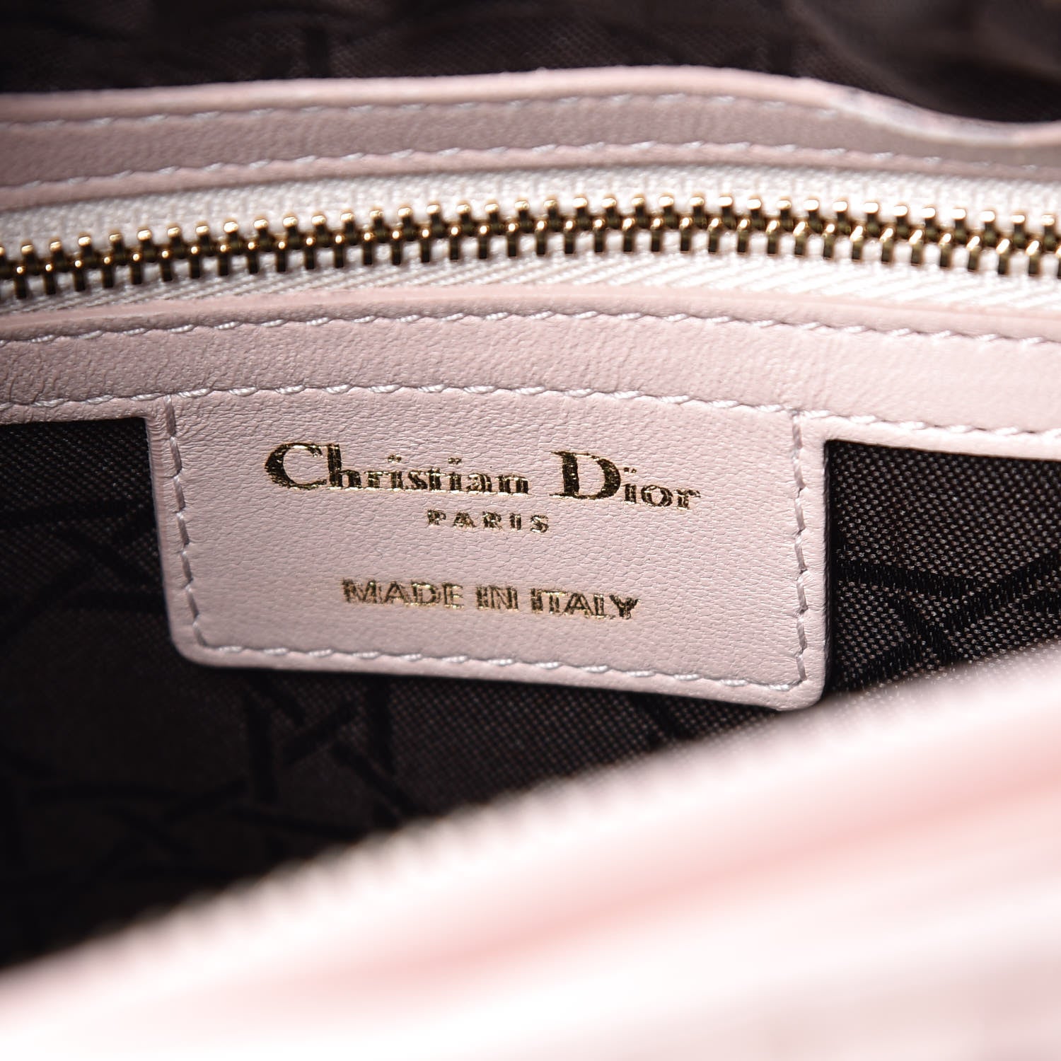 Christian Dior Lambskin Cannage Medium Lady Dior Light Pink 6 of 19