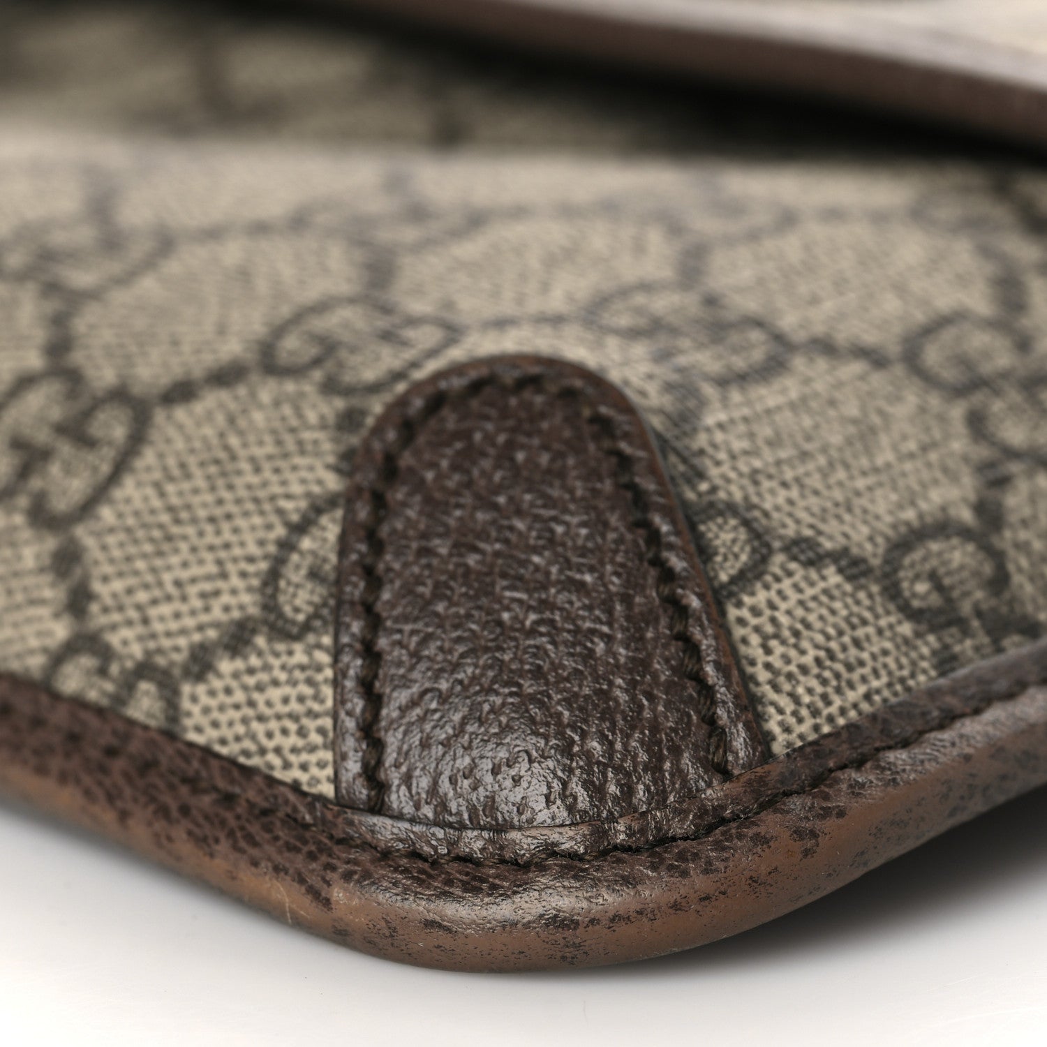 Gucci GG Supreme Monogram Neo Vintage Web Belt Bag Brown 9 of 10