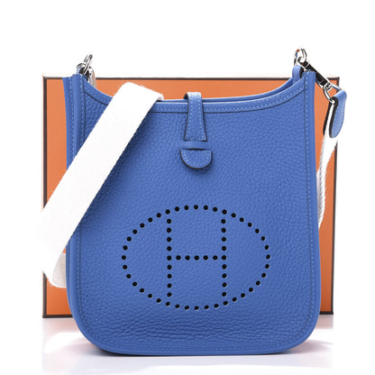 Hermes Taurillon Clemence Amazone Evelyne TPM Mykonos Blanc 12 of 12