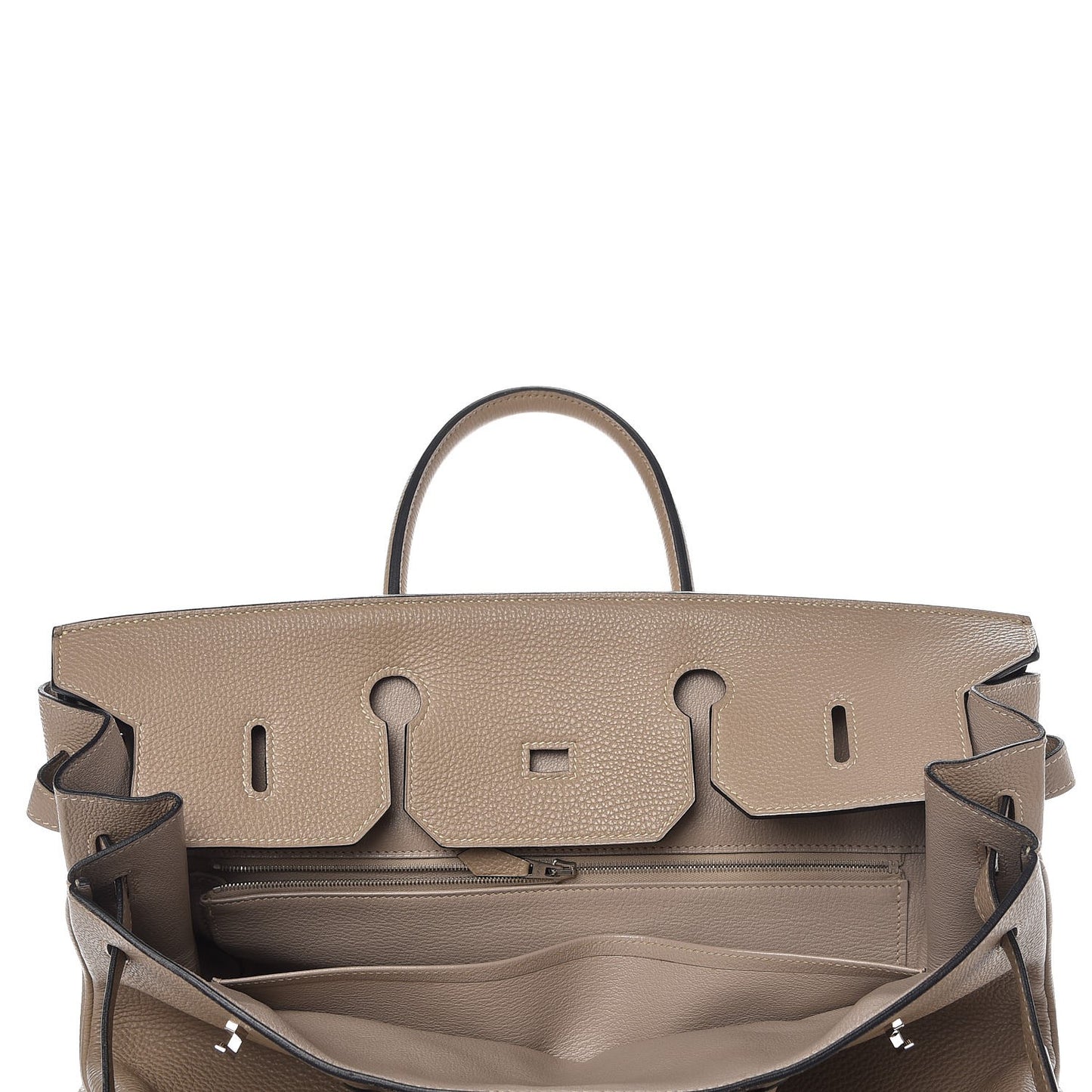Taurillon Clemence Birkin 40 Gris Tourterelle