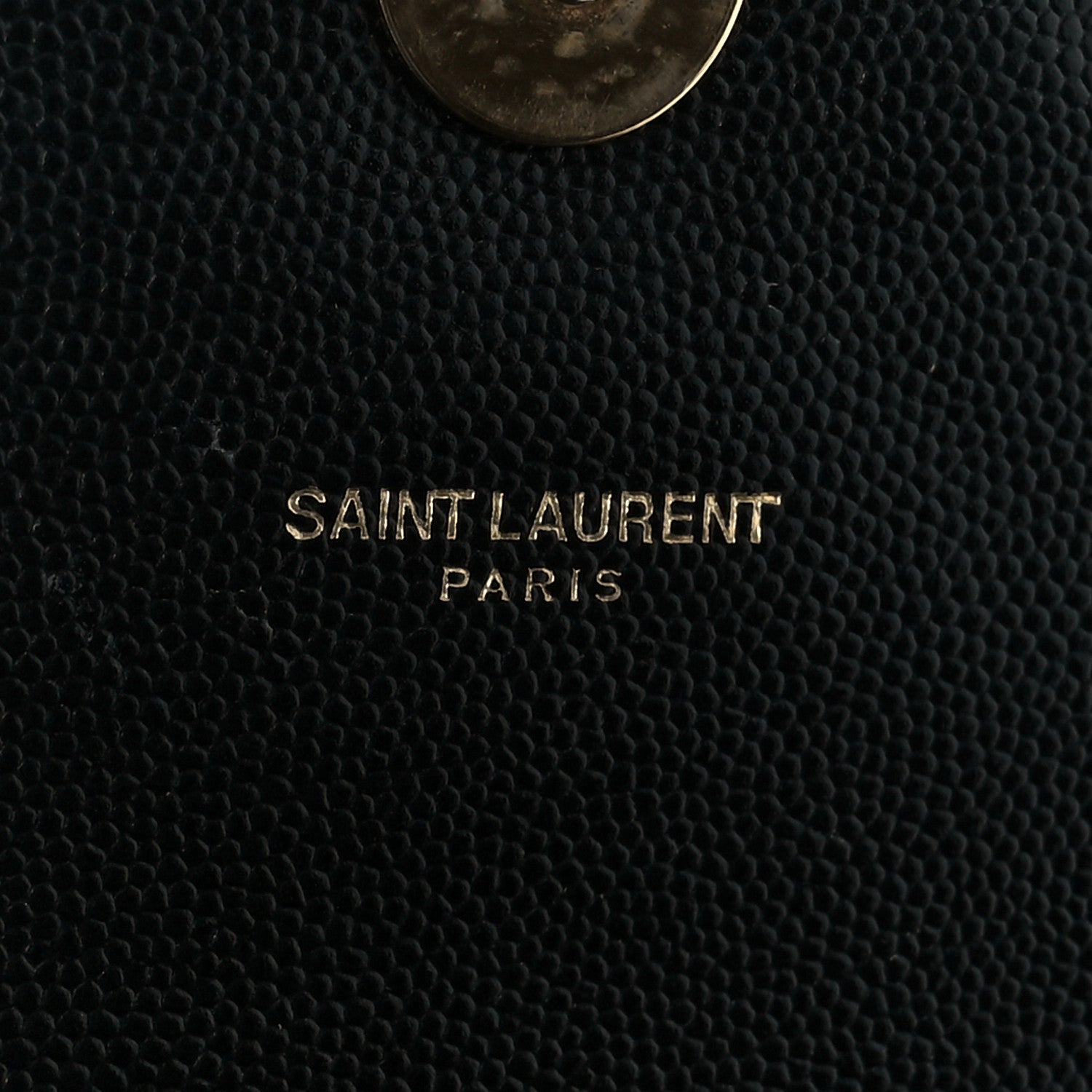 Saint Laurent Grain De Poudre Matelasse Chevron Medium Monogram Satchel Black 6 of 11