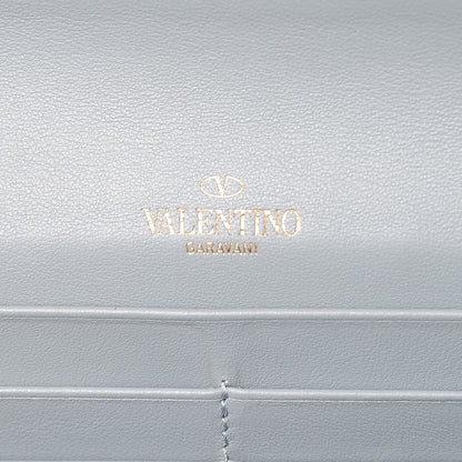 Valentino Garavani Vitello Small Rockstud Flap Wallet on Chain Nube 6 of 14