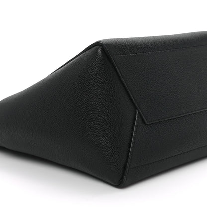 Celine Soft Grained Calfskin Sangle Bucket Bag Black 8 of 10