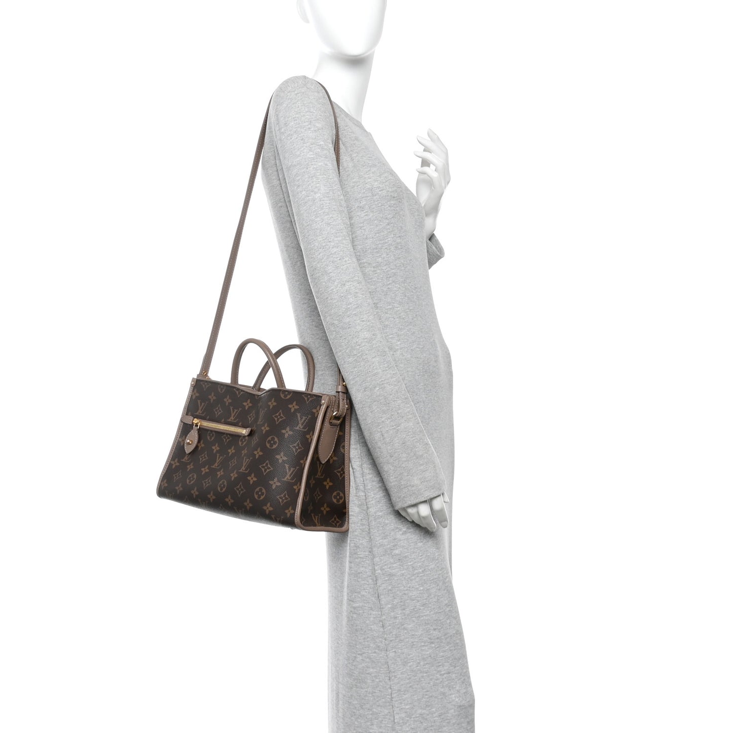 Monogram Popincourt PM Taupe Glace