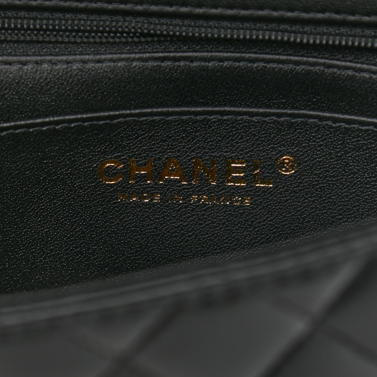 Chanel Lambskin Quilted Mini Top Handle Rectangular Flap Black 6 of 11