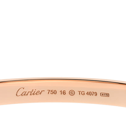 Cartier 18K Pink Gold LOVE Bracelet 16 3 of 4
