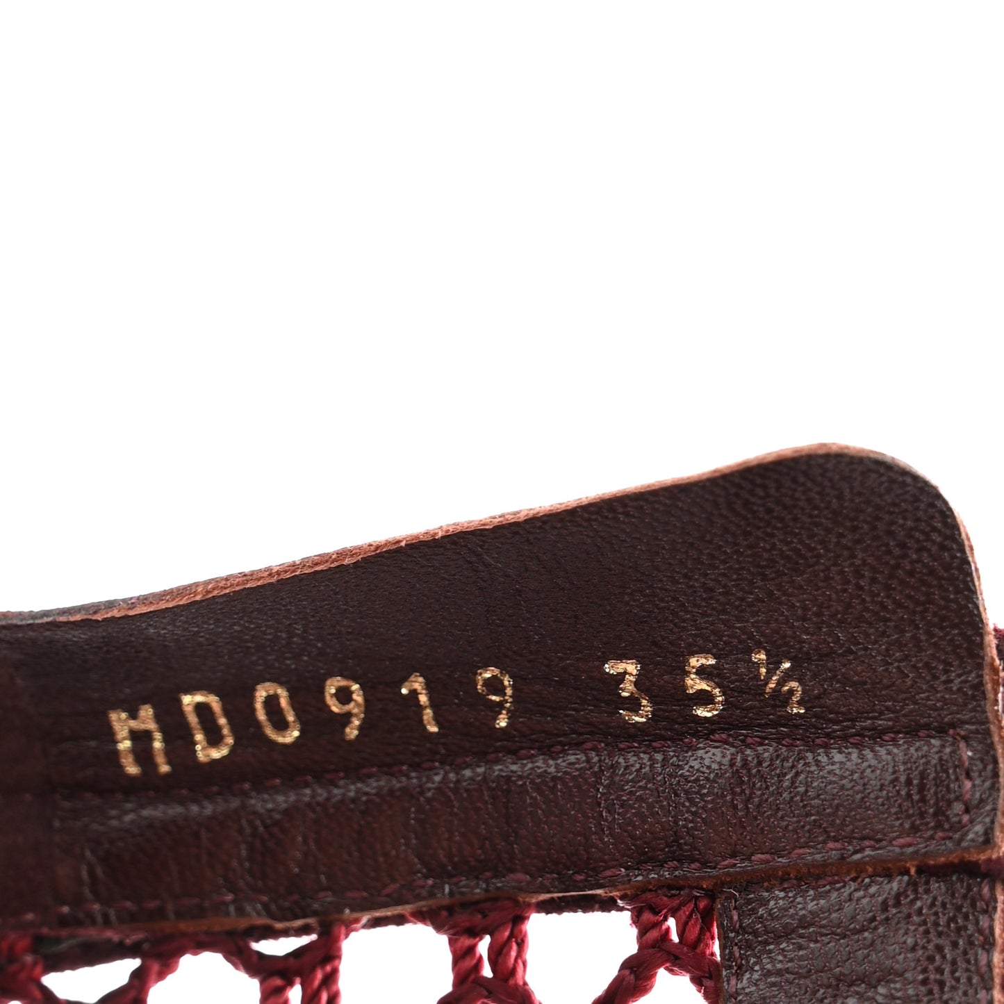 Suede Resille Naughtily-D 30mm Ankle Boots 35.5 Rouge Noir