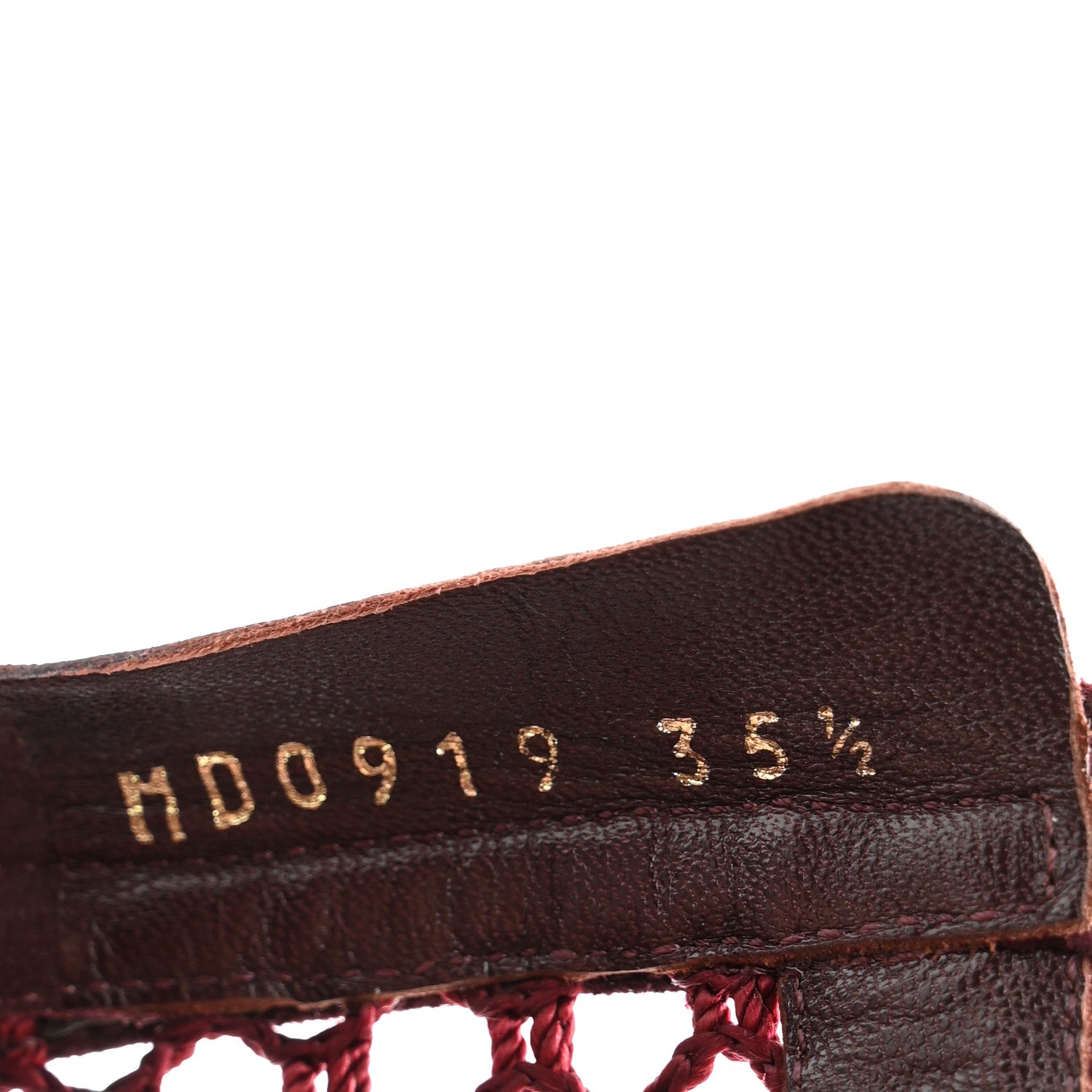 Christian Dior Suede Resille Naughtily-D 30mm Ankle Boots 35.5 Rouge Noir 8 of 9