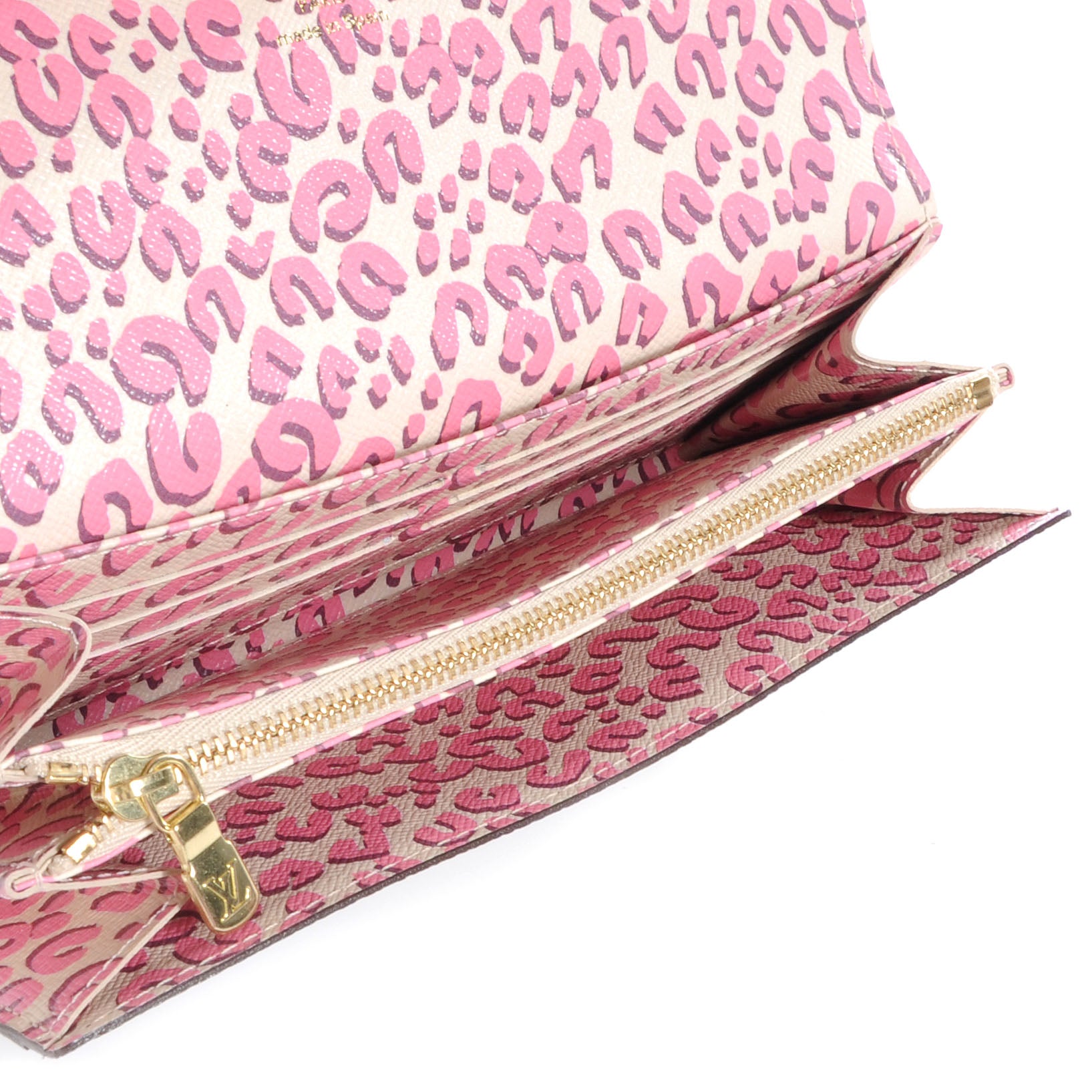 Louis Vuitton Monogram Leopard Sarah Wallet 6 of 8