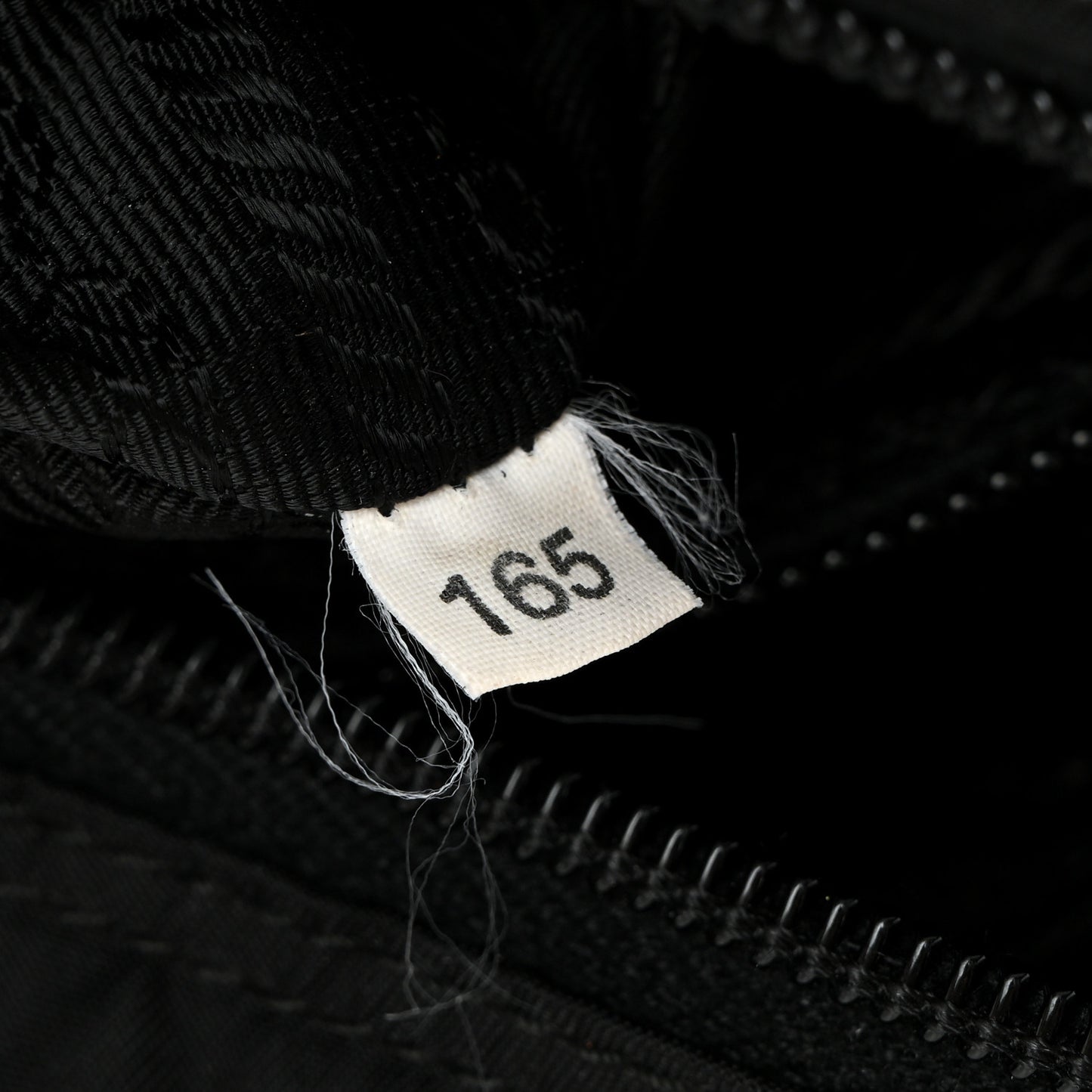 Nylon Vela Saffiano Single Buckle Messenger Shoulder Bag Black
