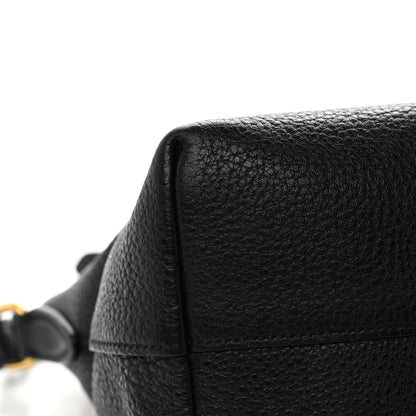 Prada Vitello Daino Small Tote Black 11 of 12
