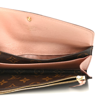 Louis Vuitton Monogram Emilie Wallet Rose Nacre 5 of 20