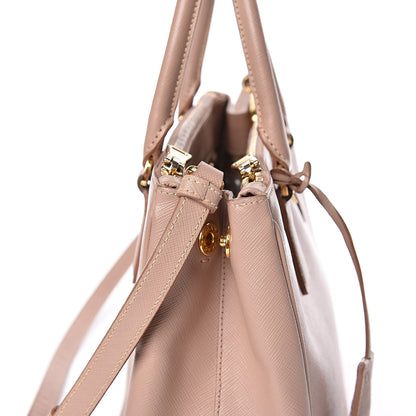 Prada Saffiano Small Galleria Double Zip Tote Cammeo 15 of 21