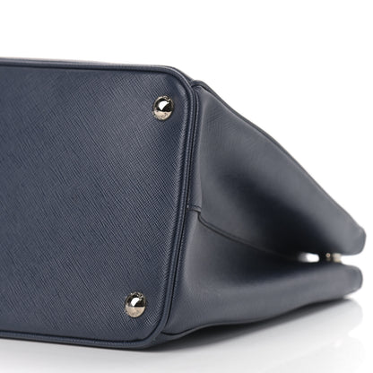 Prada Saffiano Medium Galleria Double Zip Tote Baltico 6 of 10