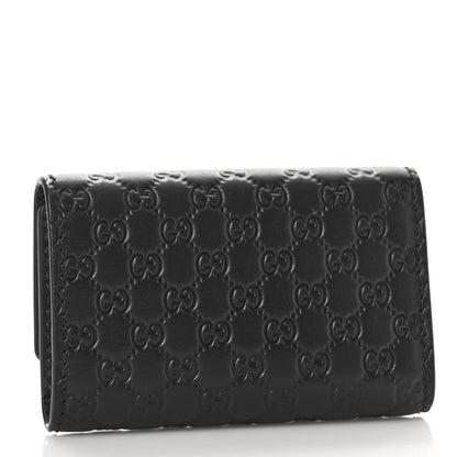 Gucci Microguccissima 6 Key Holder Case Black 3 of 9