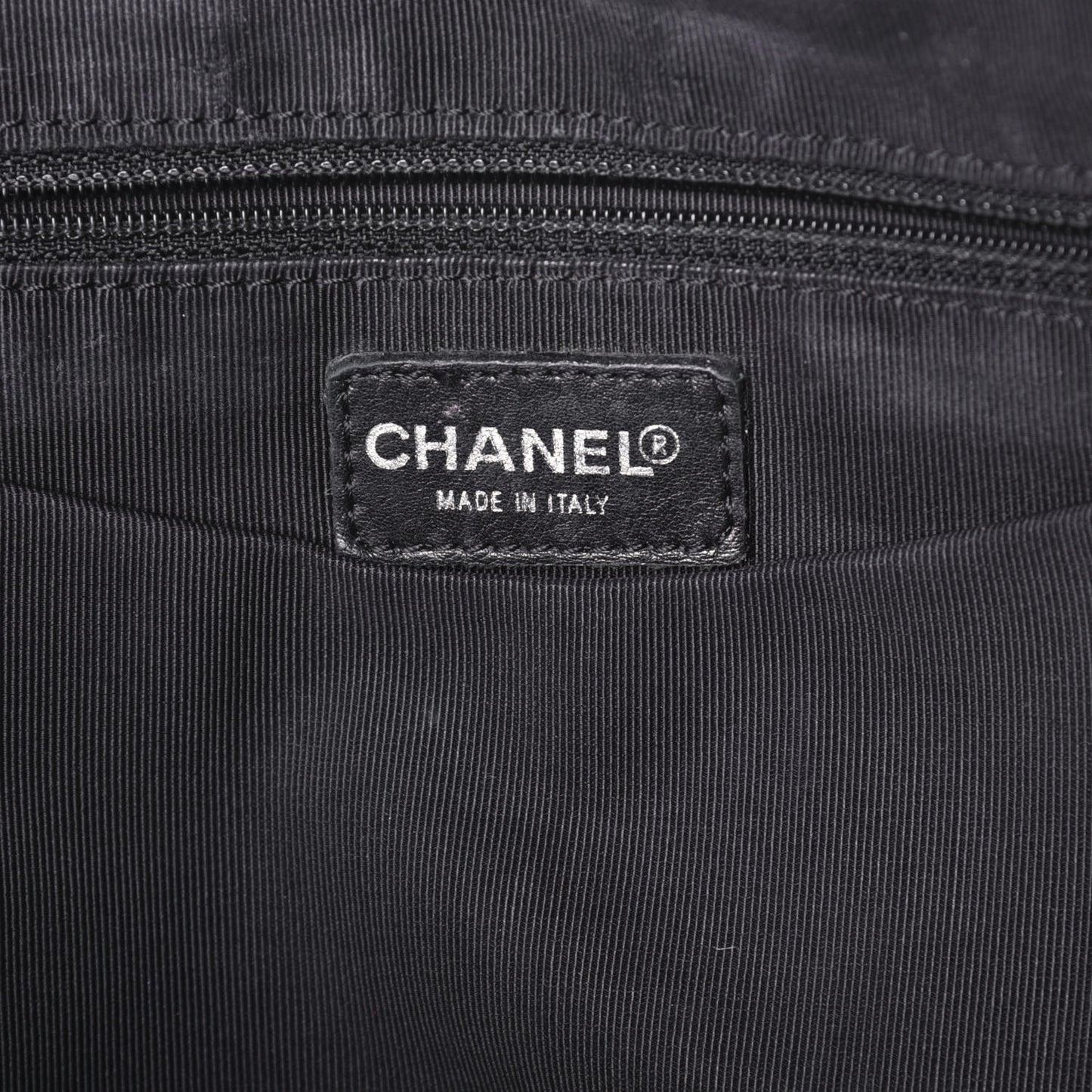 Caviar Quilted Bowler Black