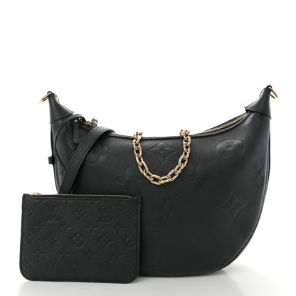 Louis Vuitton Empreinte Monogram Giant Loop Hobo Black 3 of 13