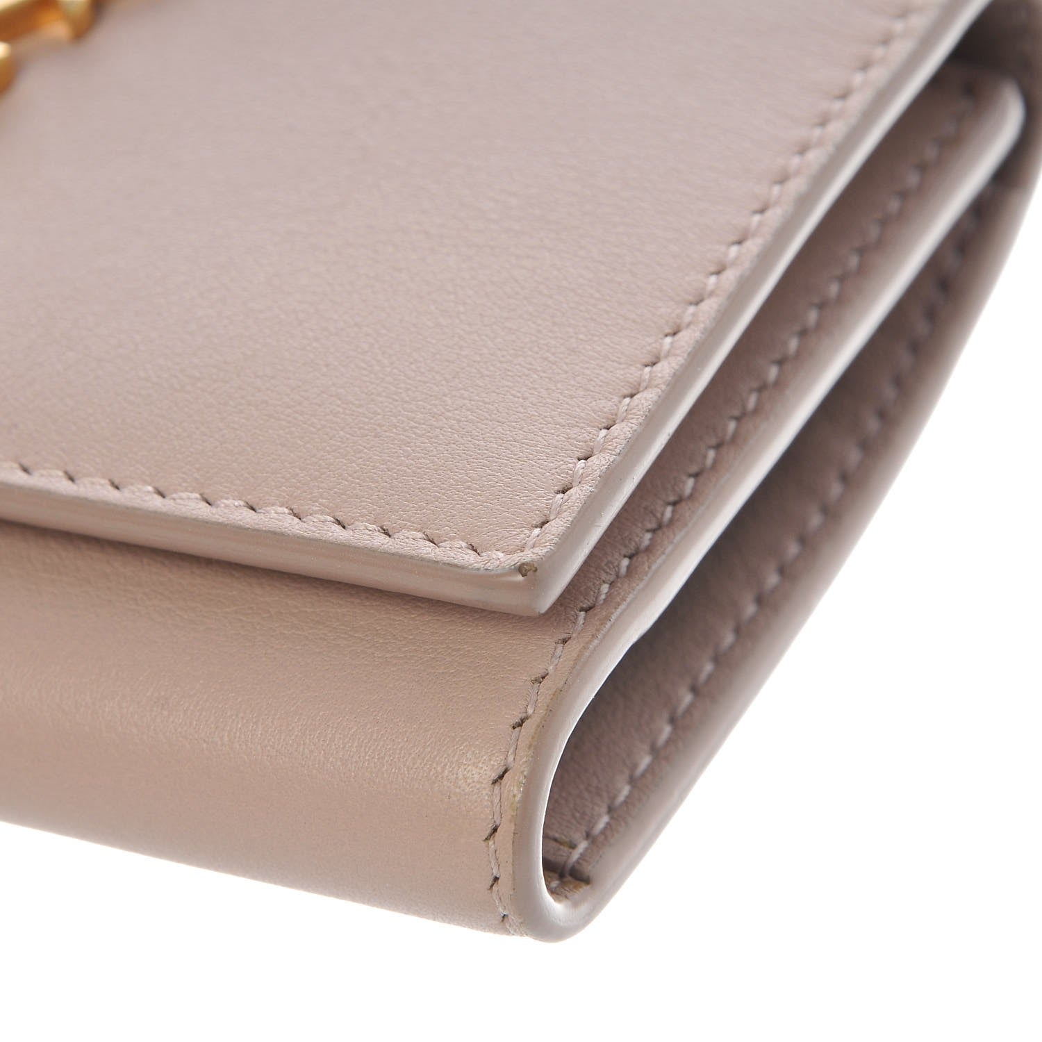 Saint Laurent Smooth Calfskin Monogram Key Case Nude 8 of 9