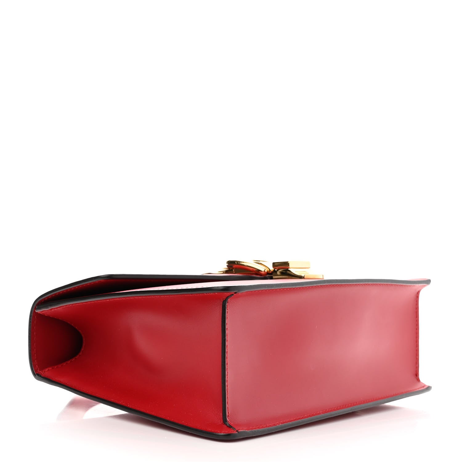 Gucci Calfskin Small Sylvie Shoulder Bag Hibiscus Red 3 of 12