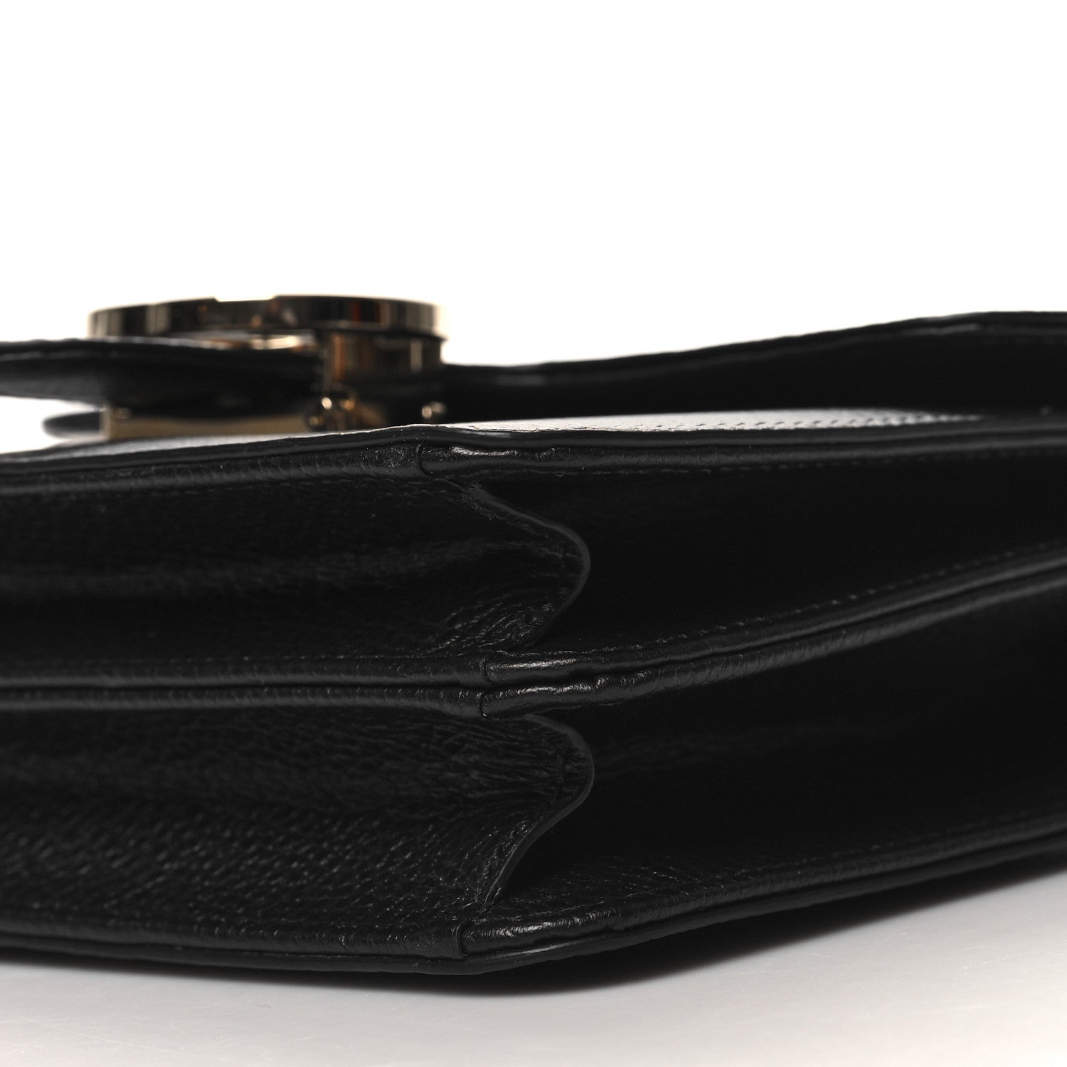 Gucci Dollar Calfskin Small Interlocking G Shoulder Bag Black 11 of 11
