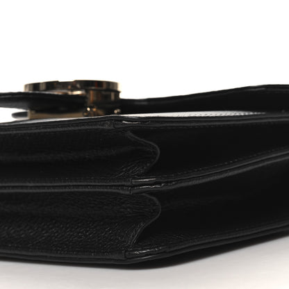 Gucci Dollar Calfskin Small Interlocking G Shoulder Bag Black 11 of 11