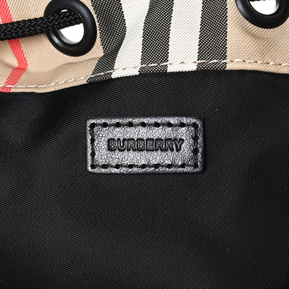 Burberry Econyl Icon Stripe Phoebe Drawcord Pouch Archive Beige 6 of 9