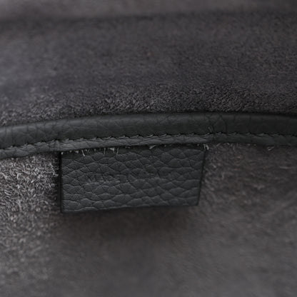 Celine Drummed Calfskin Nano Luggage Kohl 7 of 13
