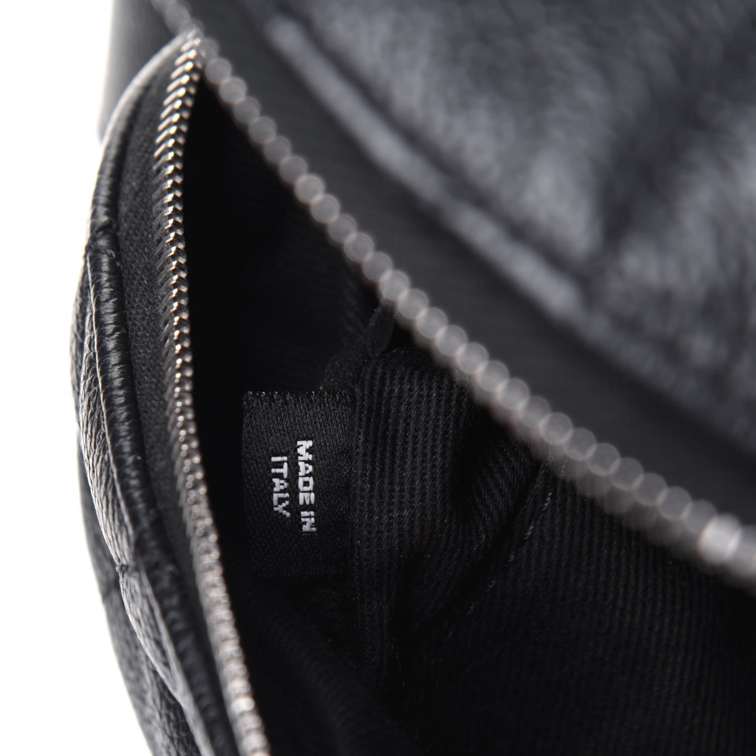 Chanel Grained Calfskin Quilted Waist Belt Bag Black 7 of 14