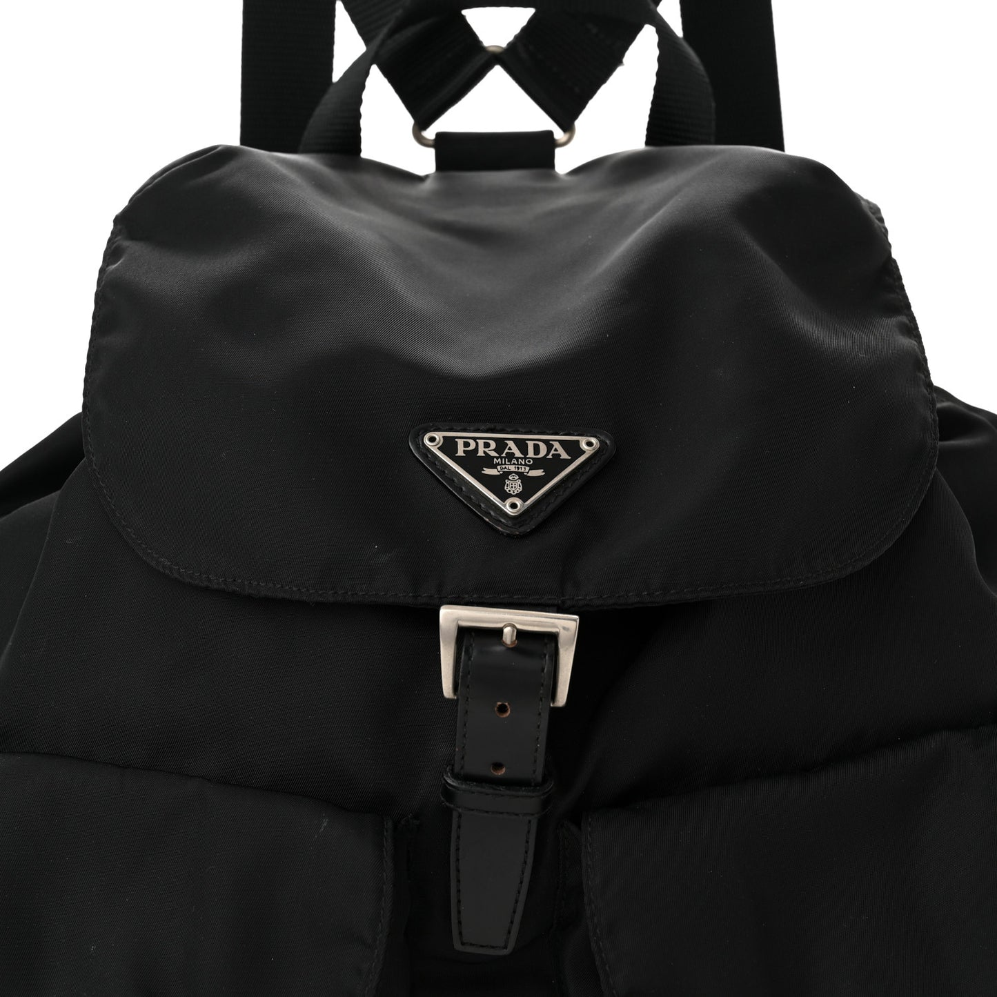 Tessuto Nylon Vela Small Backpack Black