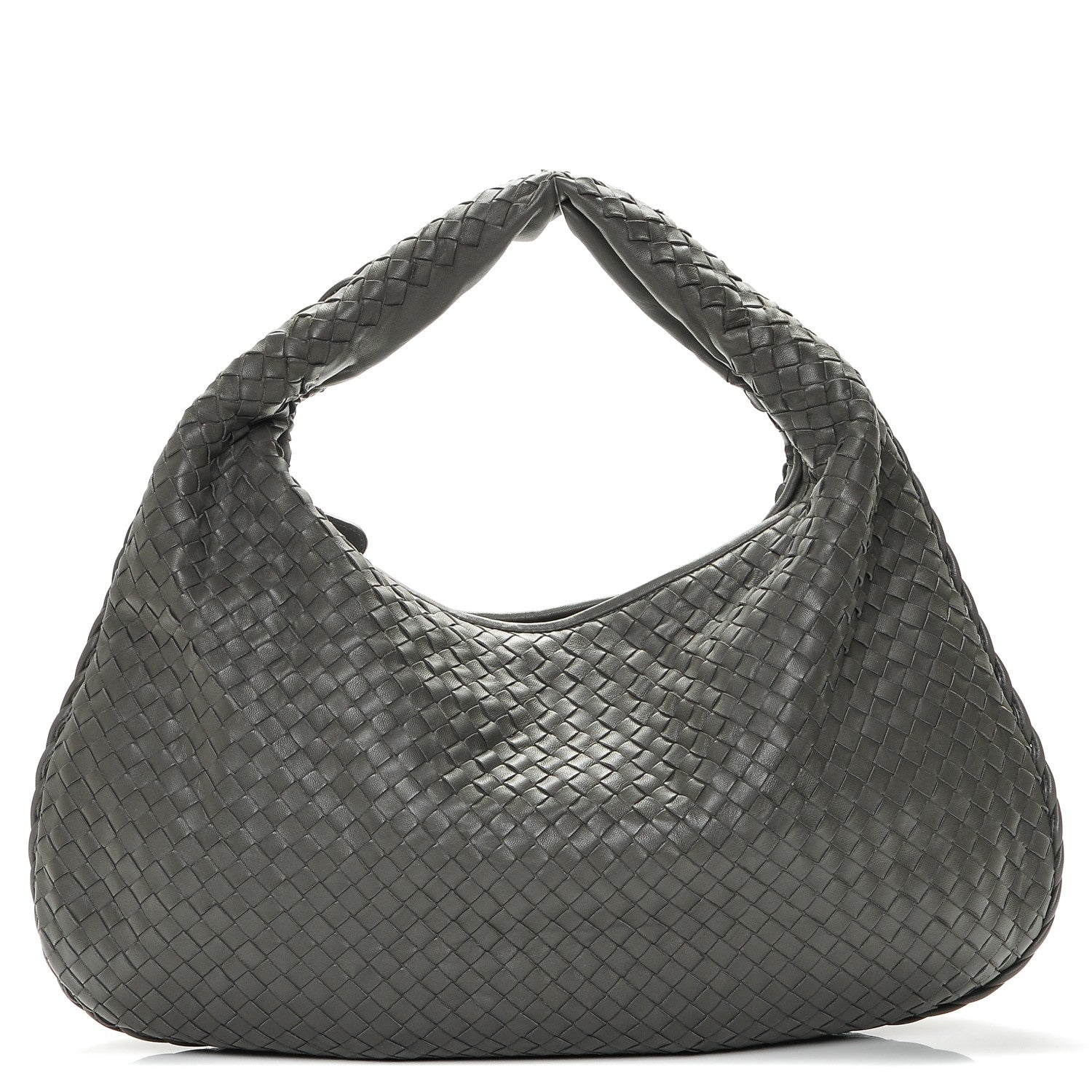 Bottega Veneta Nappa Intrecciato Medium Veneta Hobo Grey 1 of 6