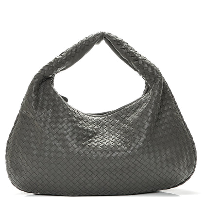 Bottega Veneta Nappa Intrecciato Medium Veneta Hobo Grey 1 of 6