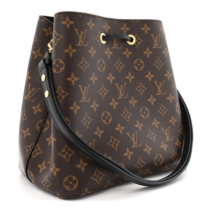 Louis Vuitton Monogram Neonoe MM Black 3 of 10