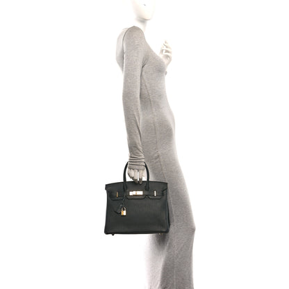Hermes Togo Birkin 30 Vert Cypress 2 of 11