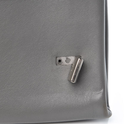 Prada Vitello Soft Chain Horizontal Shoulder Bag Marmo Cannela 13 of 16
