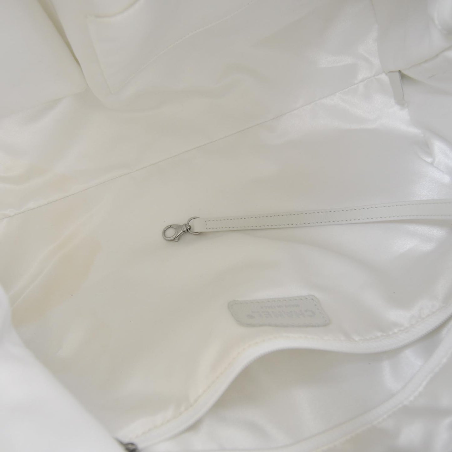 Leather Baby Coco Cabas White