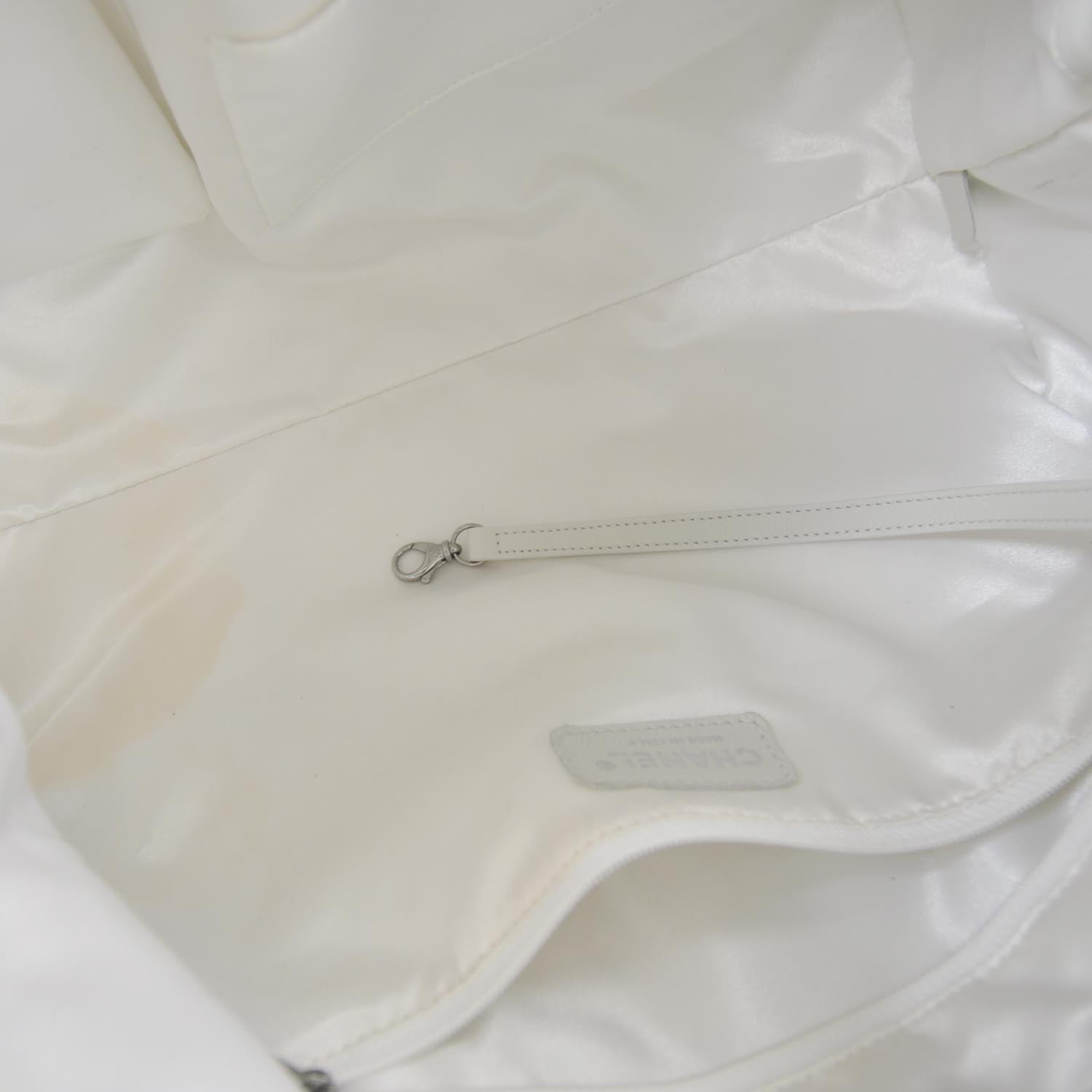 Chanel Leather Baby Coco Cabas White 7 of 11
