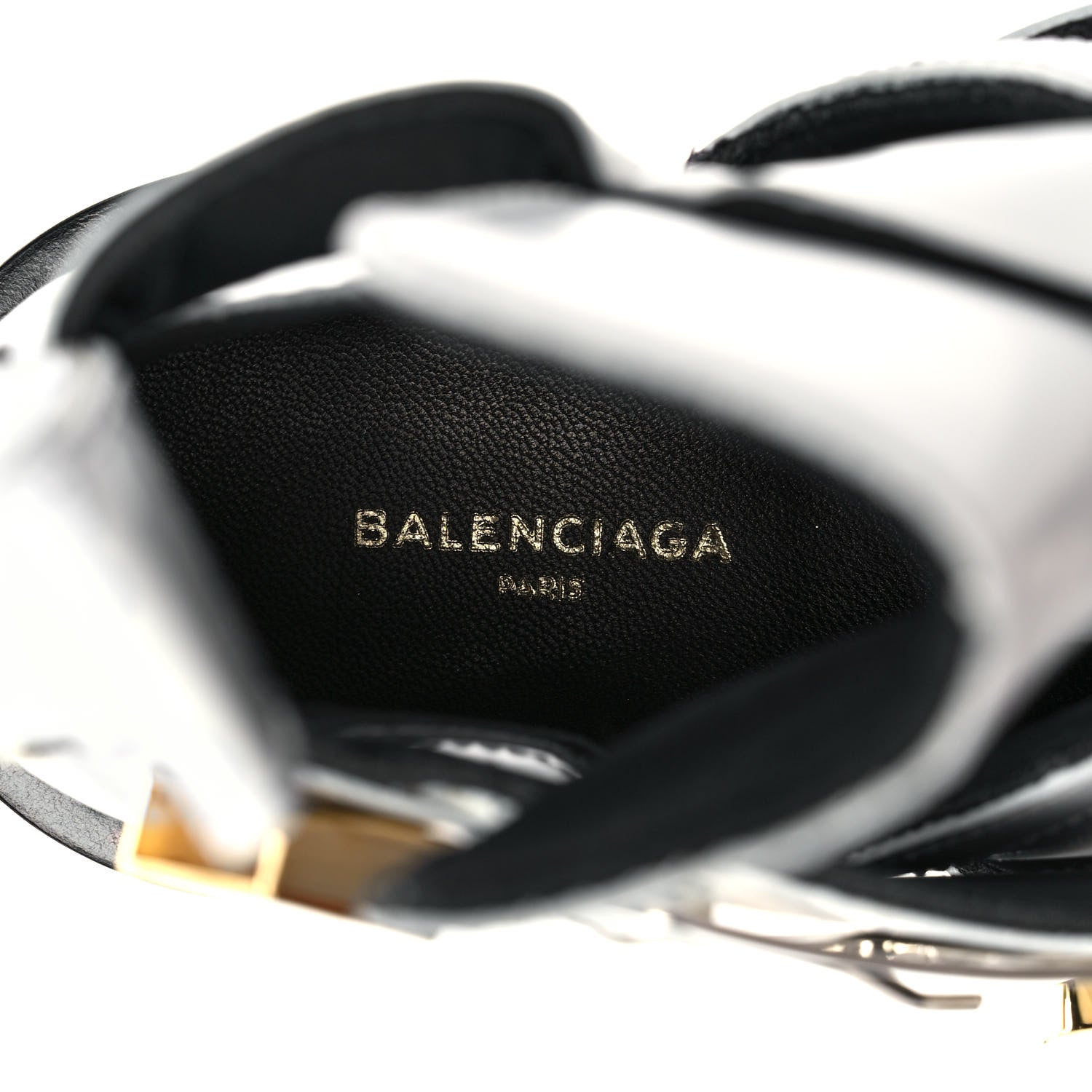 Balenciaga Brushed Calfskin Ceinture Ankle Boots 37 White 7 of 9
