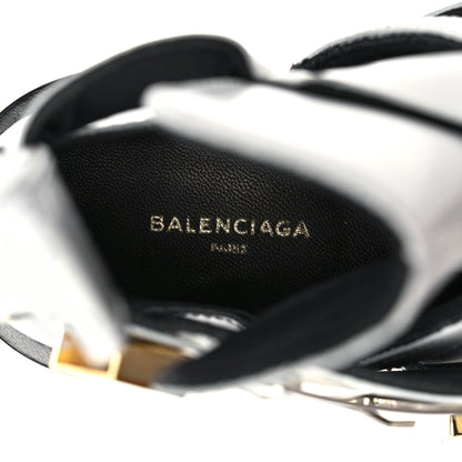 Balenciaga Brushed Calfskin Ceinture Ankle Boots 37 White 7 of 9