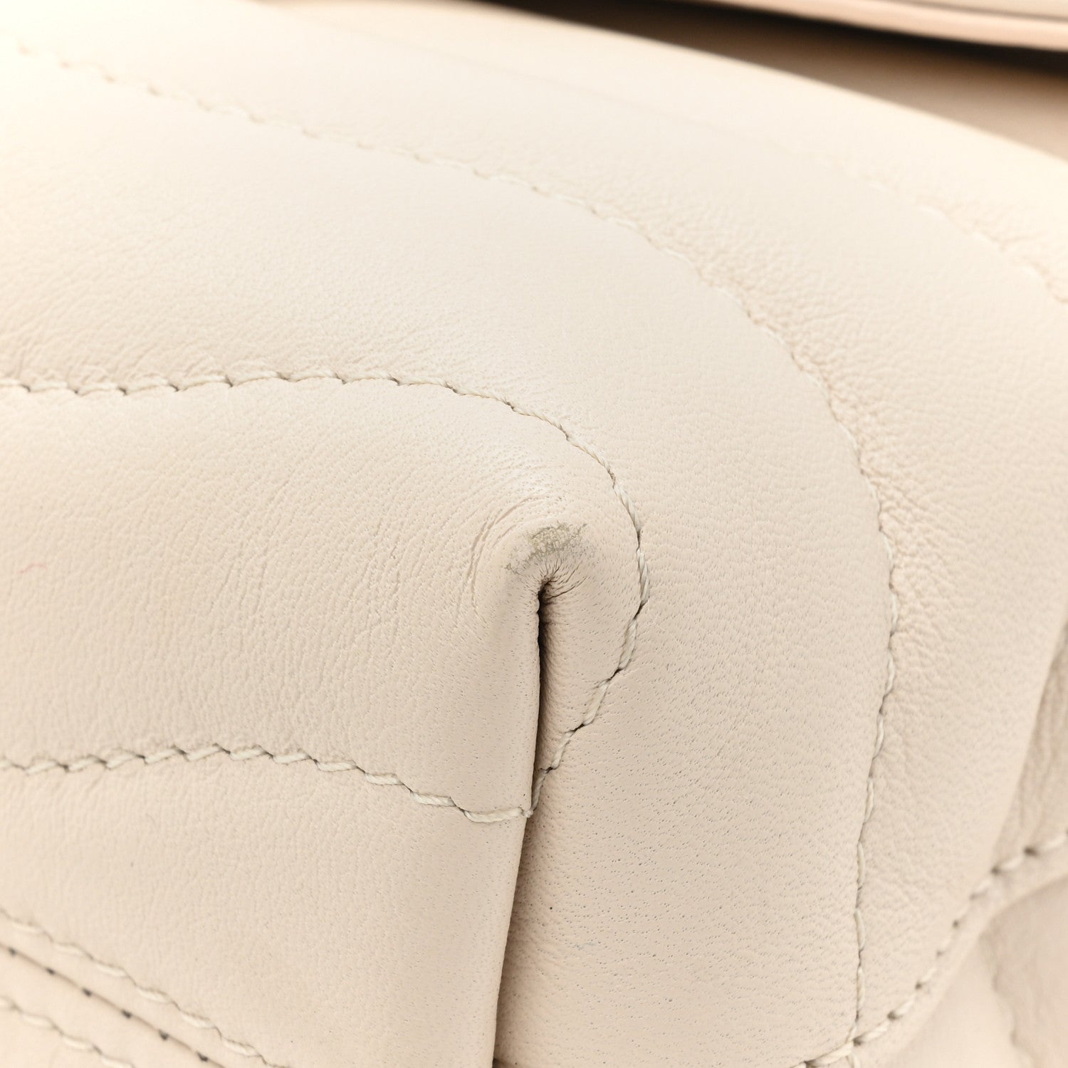 Louis Vuitton Calfskin LV New Wave Chain Bag Ivory 12 of 14