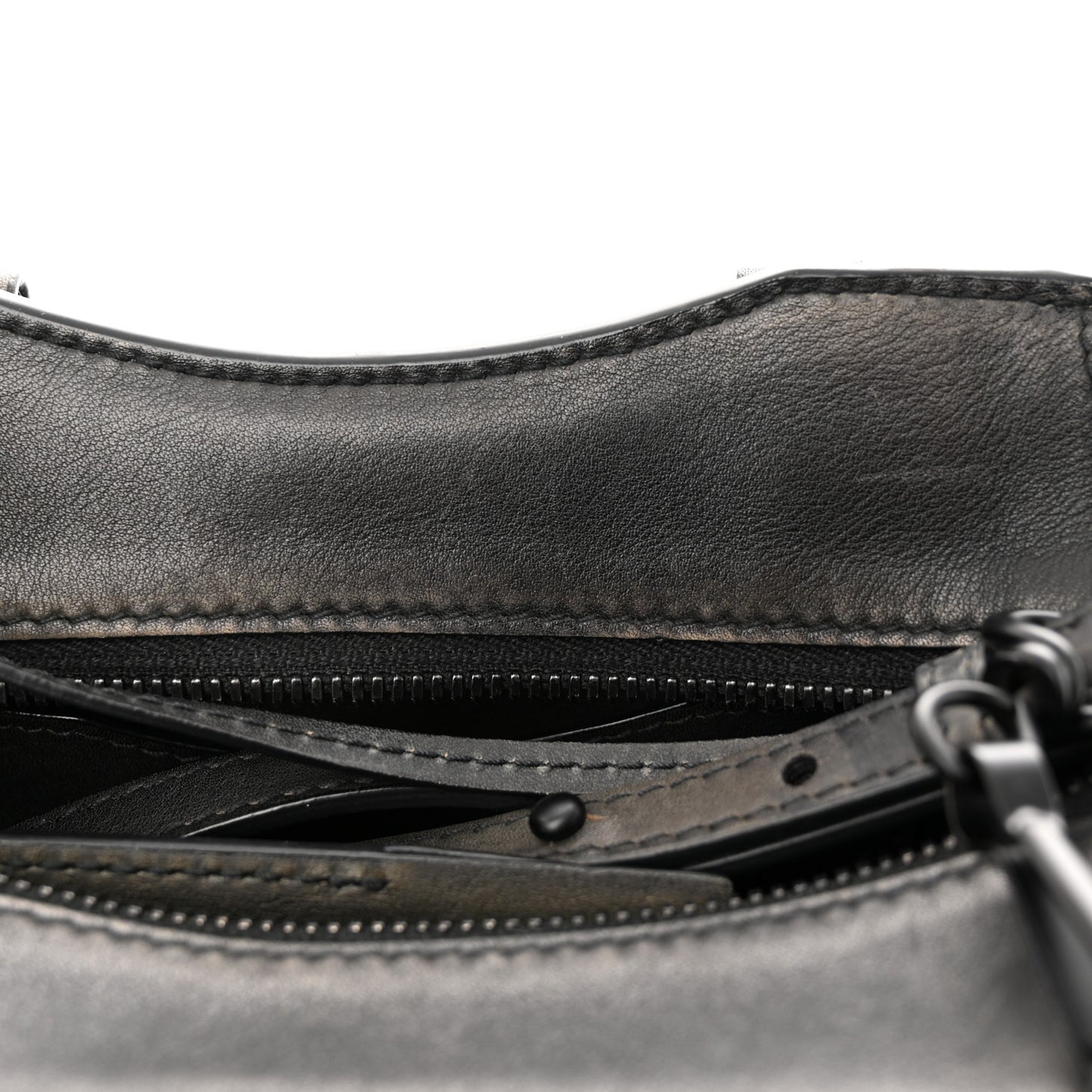 Used Calfskin Black Hardware Mini Neo Classic City Black