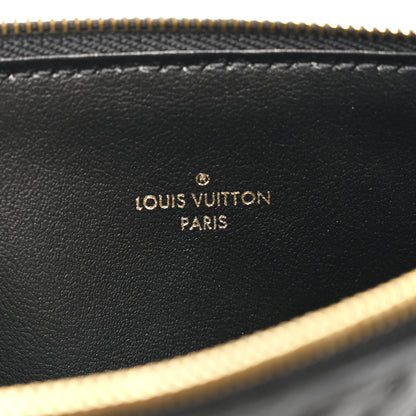 Louis Vuitton Empreinte Felicie Chain Wallet Zippered Insert Black 6 of 6