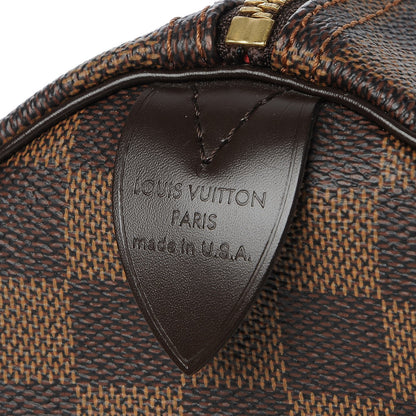 Louis Vuitton Damier Ebene Speedy 35 7 of 9