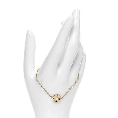 Tiffany 18K Yellow Gold Diamond Atlas Pierced Bracelet 2 of 5