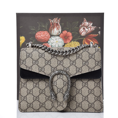 Gucci GG Supreme Monogram Mini Dionysus Shoulder Bag Black 8 of 8