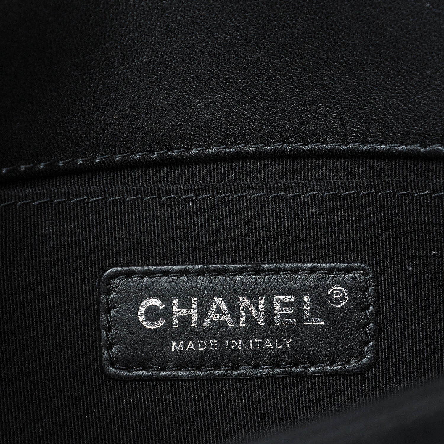 Chanel Lambskin Quilted Medium Boy Flap Black 6 of 8